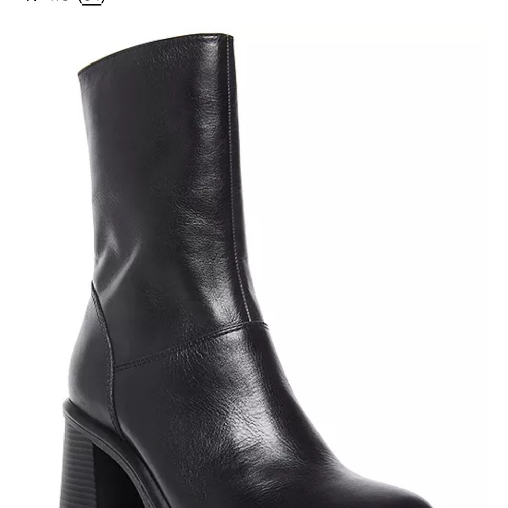 Steve Madden Sleek Black Heeled Boots